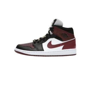 Air Jordan 1 Mid SE Black Dark Beetroot